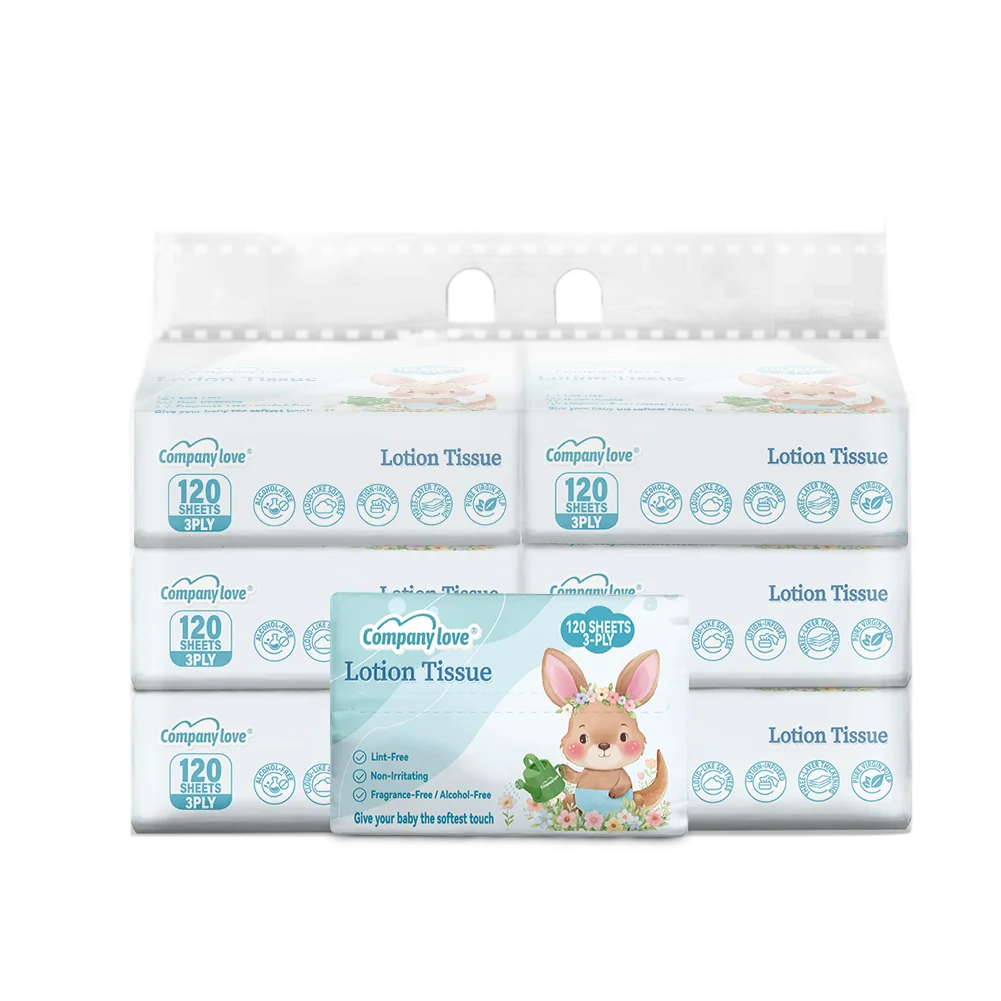 Companylove lotion tissue multi-pack presentation